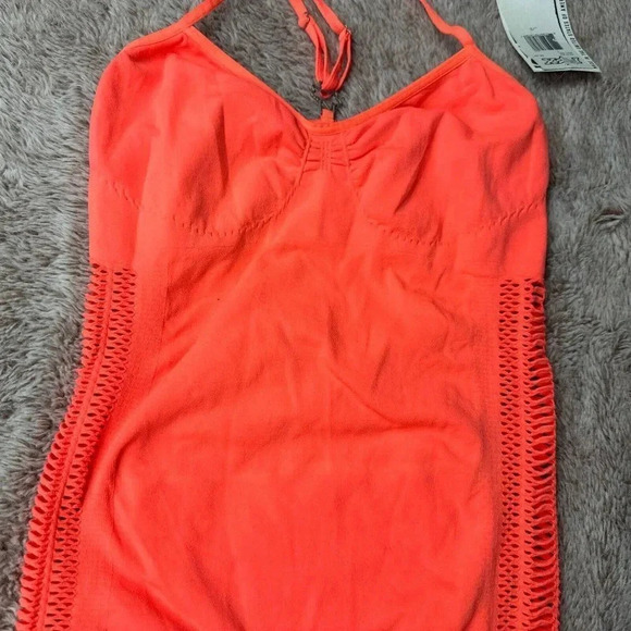 FOX WOMAN GIRLS HELLO! CAMI ORANGE CASUAL TANK Size XS/S New - Picture 12 of 12